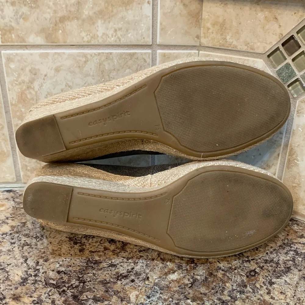 Easy Spirit Kalijo Espadrille Gem Wedges Size 7 1/2